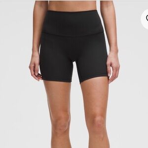 lululemon Align High Rise Ribbed Shorts 6”
